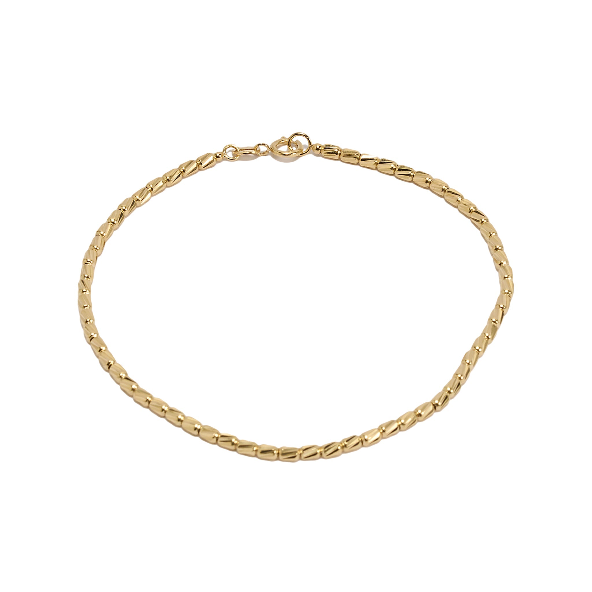 Gold Bead Bracelet - Abra Jewellery -