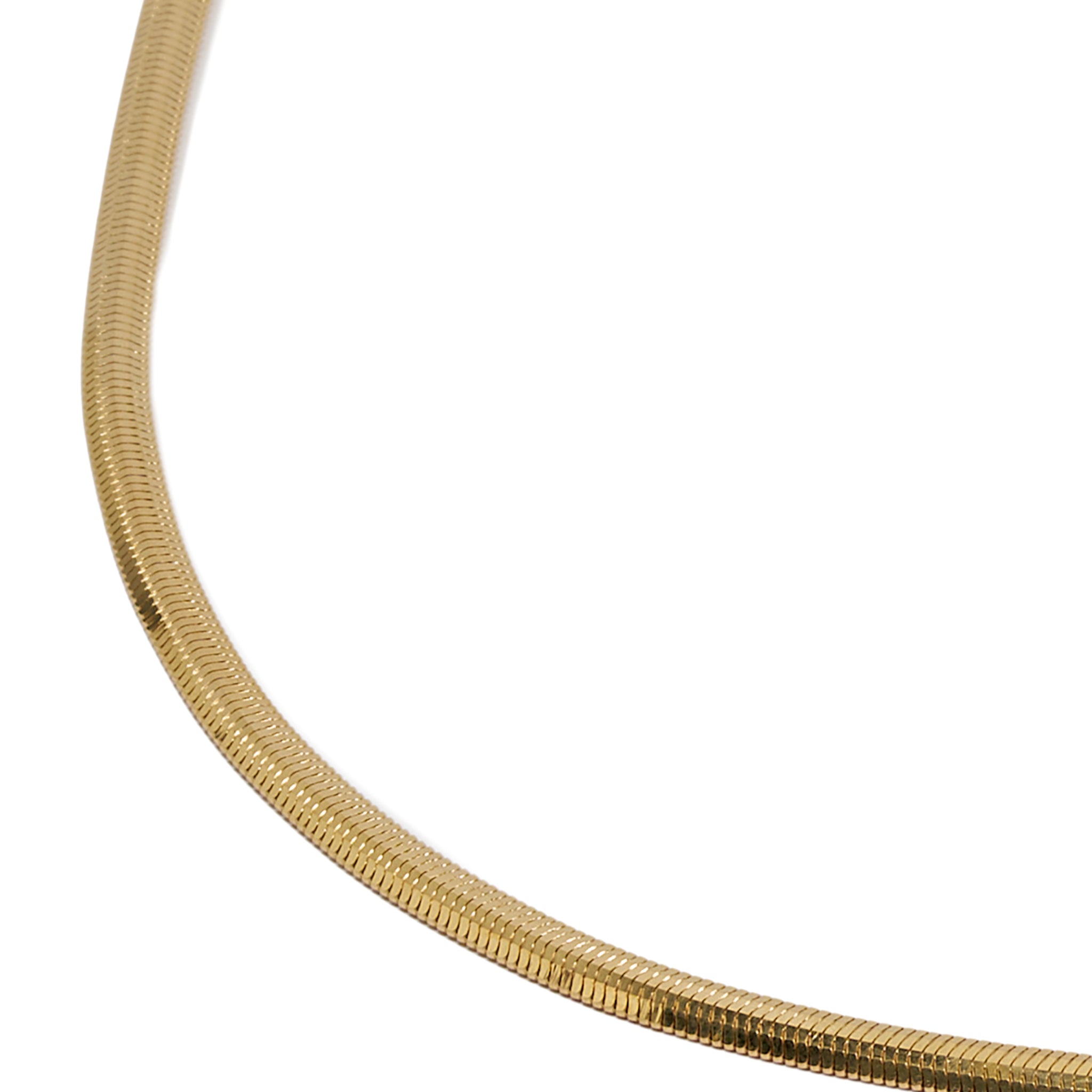 Herringbone Chain Necklace - Abra Jewellery -