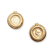 Lira Coin Earrings - Abra Jewellery - earrings