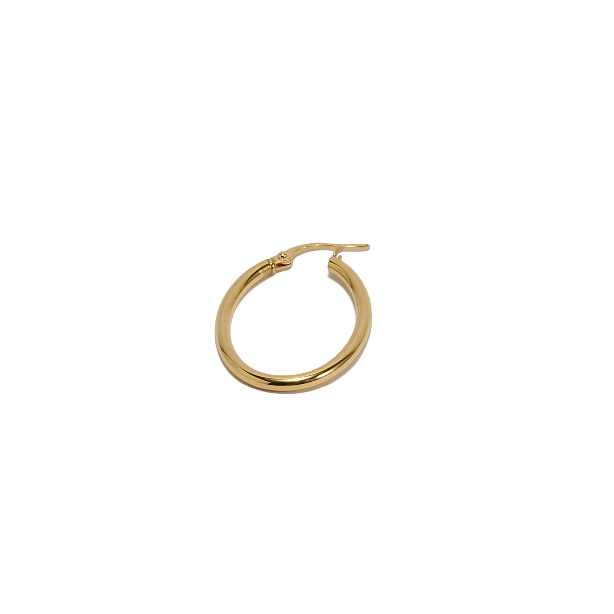 Oval Hoop Earrings - Abra Jewellery -