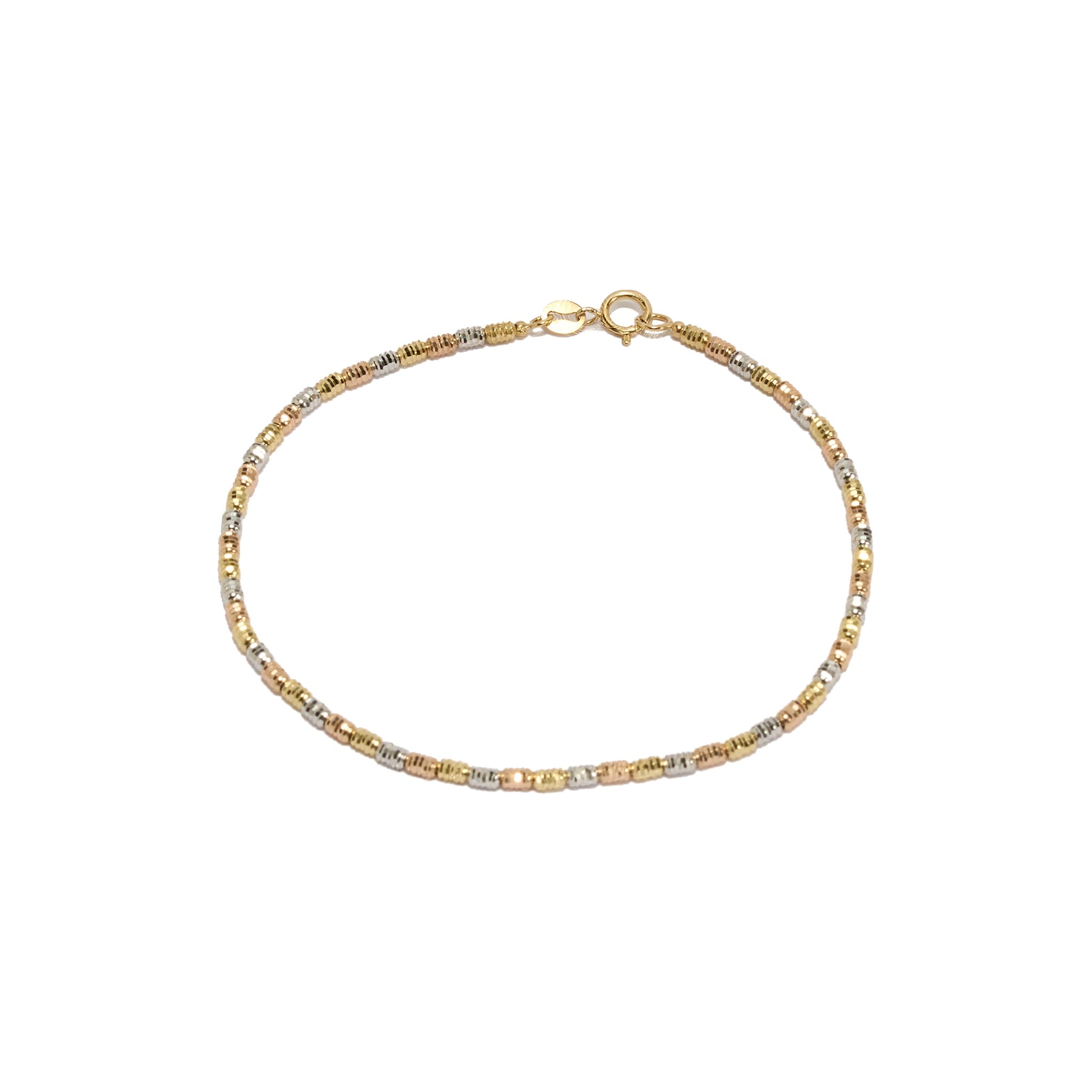 Tri Color Bead Bracelet - Abra Jewellery -