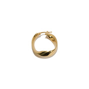 Twisted Oval Earrings - Abra Jewellery -